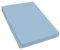 Bella Luna Jersey de Luxe Spannbettlaken in Hell-Blau | Bettbezug für Wasserbetten, Boxspringbetten & Übergrößen | Größe 180x200 bis 200x220 cm | pflegeleichtes Spannbetttuch aus 97% Baumwolle