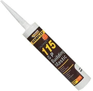Everbuild 2 X EVBMASBR 115 310 ml General Purpose Building - Mastic Brown