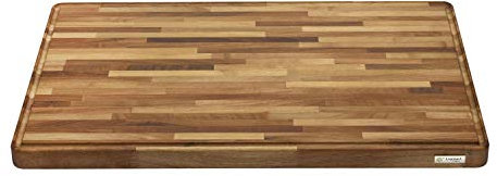 Legnoart - Grand Gourmand - Grand plan de travail en noyer naturel, couleur beige, qualité professionnelle