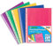 Tiger A4 50 coloured plastic wallets clear strong punched ring binder file pockets