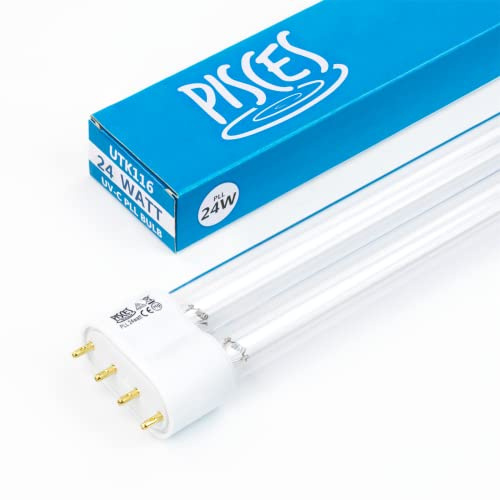 Pisces 24w Watt Replacement UV PLL Pond Bulb Spare 319mm UVC Lamp for Filter