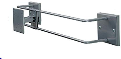 R-Go Alternative Wall Bracket, Adjustable, Silver