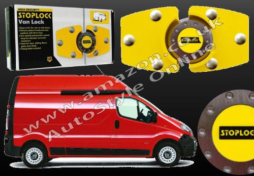 Stoplock VV0914 High Security Anti-Theft Rear and Side Van Door Lock Yellow