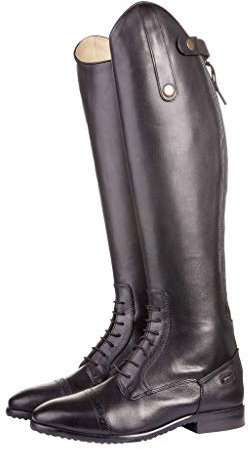HKM Reitstiefel-Valencia Kinder, Standardlänge/-Weite9100, Pantaloni Unisex, 9100 Schwarz, 34