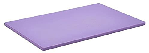 Genware P1812 Low Density Polyethylene Cutting Board, Purple, 18 inches Length, 12 inches Width, 0.5 inches Height