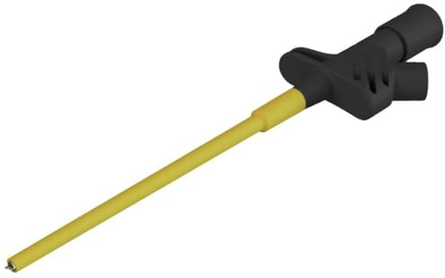SKS Hirschmann KLEPS 2600 Sicherheitskrokodilklemme steckbar 4 mm CAT II schwarz