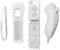 2 en 1 Motion Plus Mando y Nunchunk para Nintendo Wii/Wii u + Funda de Silicona - Blanco