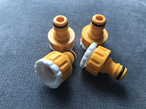 4 X Hozelock 2175 Threaded Tap Connector 3/4in (HOZ2175)