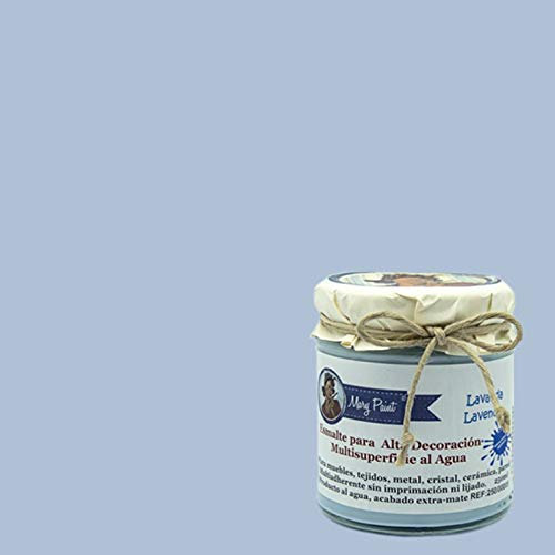 Mary Paint | Pintura para muebles efecto Chalk Paint, Azul Lavanda Ref. 1000005-250ml