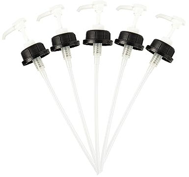 SORIFA - Lot de 5 – Pompe doseuse pour bidons de marque 5L SORIFA - Pour gels et savons liquides.