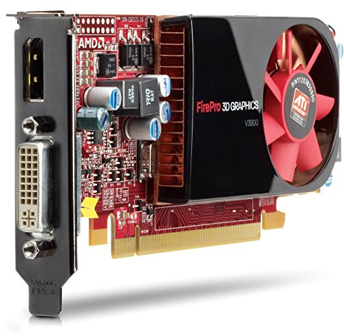 ATI FirePro V3800 512MB DVI/DisplayPort PCI-Express Workstation Low Profile Video Card HP 608886-001