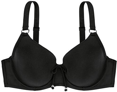 DORINA Women's Fiji Curves Avec Coques Bikini, Black (Black V00), 34E (Manufacturer Size: 90F)
