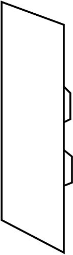 Kleinhuis Endstück lgr EG60110.8 60x110 RAL7035 HKL Endstück für Leitungsführungskanal 4011126350449