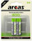 Arcas 17708206 - Akku Ni-MH Batterien AA / HR6, 2 Stück, Kapazität 800 mAh, wiederaufladbar, leistungsstarke Einwegbatterien für elektronische Geräte zur optimalen Energieversorgung