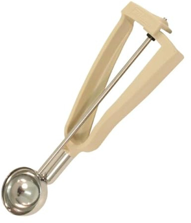 Bonzer Litegrip Portioner - Mushroom 36 | Color-coded handle offers quick size identification, helping busy commercial kitchens control portion sizes efficiently.