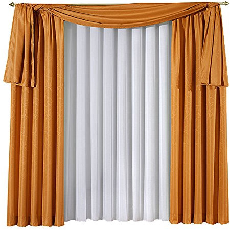 Wirth AustralienKra250-4 Vorhang Australien Kräuselband, 245 x 135 cm, Einzelgardine, grün