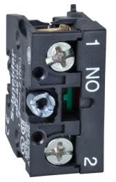 Schneider Electric ZB2BE101 | Without latch, without jump function, front mounting