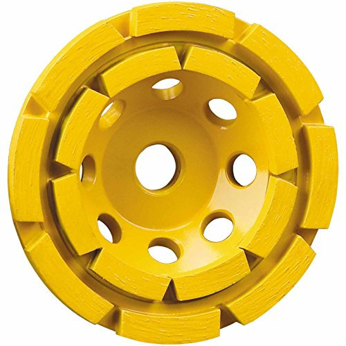 DEWALT Rueda abrasiva, doble fila, copa de diamante, 4-1/2 pulgadas (DW4774)