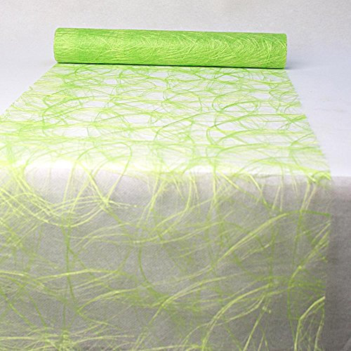 SIZOWEB ® Vlies ( Dekorolle z.B.Tischläufer, Tischband ) 30cm/5m in grün KIWI 6280