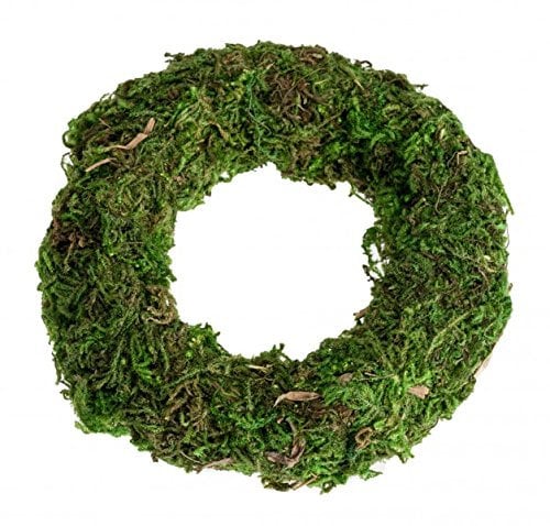 NaDeco Moos-Kranz, Durchmesser ca. 10cm | Deko-Kranz aus Lappenmoos | Naturkranz