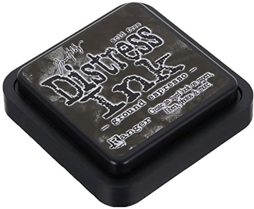 Ranger Tim Holtz Distress Ink Pad, Kunststoff, Ground Espresso, 7.5 x 7.5 x 57 cm