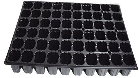 Flower 90065 - Bandeja semilleros, 60 cavidades, color Negro, 1 unidad