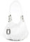modamoda de 228 Damen Leder Schultertasche Hobo bag handmade in Italy, Farbe:Weiß