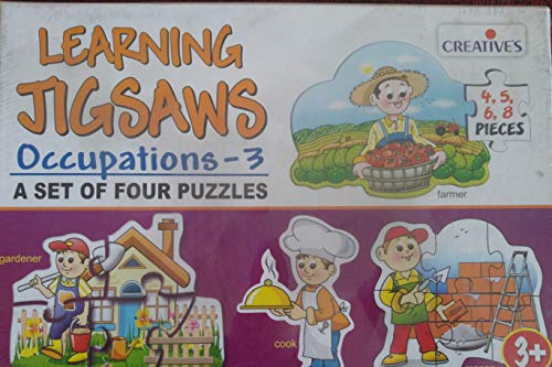 Creative Educational Creative Puzzles Occupations-3 Learning Jigsaws