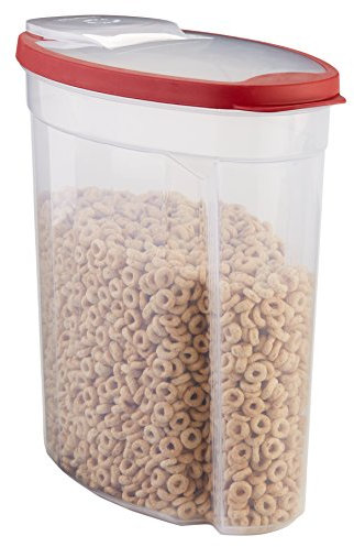 Rubbermaid Home Cereal Keeper Clear/ Red (1.5 Gal) - 1783748 by Rubbermaid