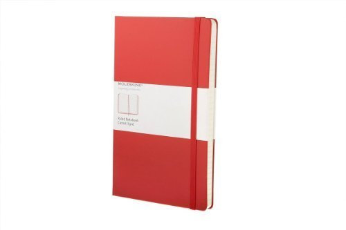 Moleskine Classic Notebook, Large, Ruled, Red, Hard Cover (5 x 8.25) (Classic Notebooks) by Moleskine (2008) Hardcover