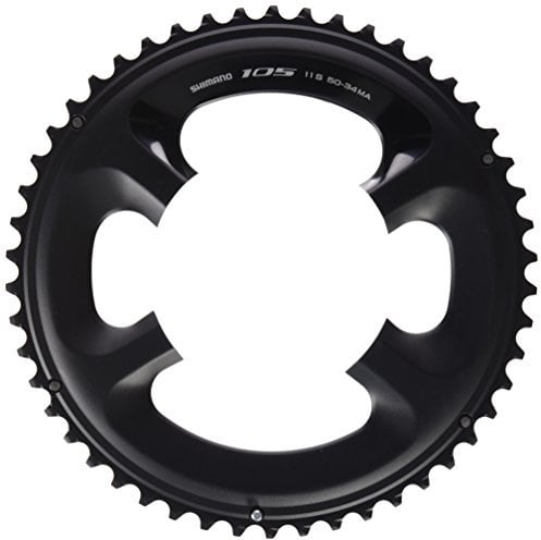 Shimano Unisex – Erwachsene 105 Kettenblatt, Schwarz, 50