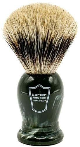 Parker Safety Razor King Size 100% Pure Badger Borste Rasierpinsel - Bürstenständer inklusive W