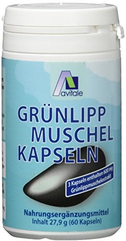 Avitale Grünlipp Muschel Vegi Kapseln, 60 Stück, 1er Pack (1 x 28 g)