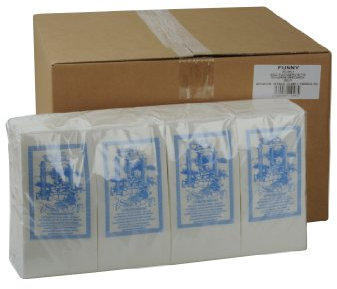 Funny Motivservietten, 2 lagig, Ich lerne Griechisch 40 x 40 cm 1/8 Falz, 4er Pack (4 x 250 Stück)