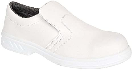 Portwest FW58 Occupational Microfibre Slip On Shoe Wipe Clean Upper Padded