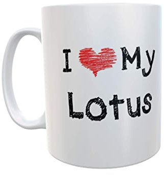 Lotus Mug Gift – I Love Heart My - Novelty Cute Car Owner Driver Ceramic Cup