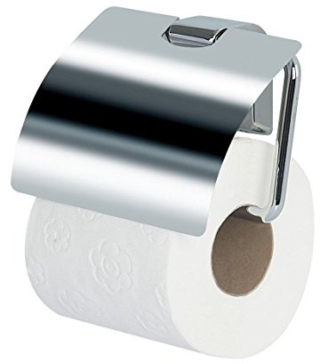 MAX-Light Chrom ROLLENHALTER mit Deckel