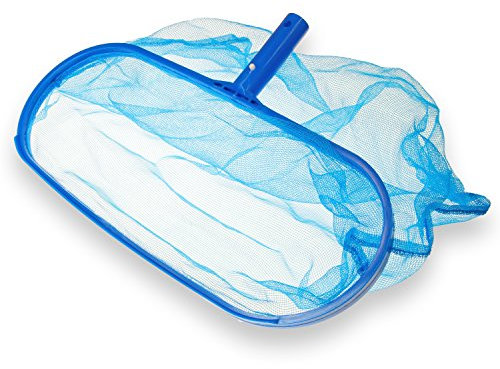 Pool Kescher PVC Bodenkescher, Auffangnetz Reinigung Poolkescher, ohne Teleskopstange feinmaschig