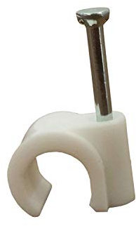 netproshop Nagelclip, schelle für Kabel 7mm (100 Stück)