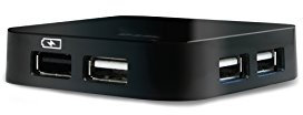 D-link Dub-H4 - Concentrador (USB 2.0, 480 Mbit/s, 5V, 6,3 cm, 10,4 cm), Color Negro