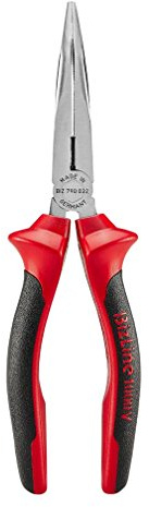pince à becs demi-ronds longs coudés 200mm isolée 1000v
