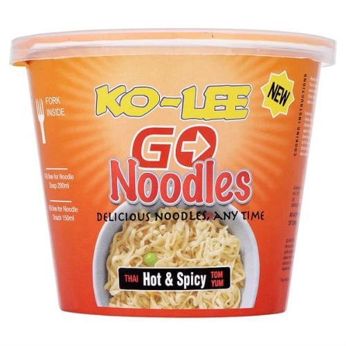 6 Pack) Ko-Lee Go Noodles Thai Hot & Spicy Tom Yum 65g