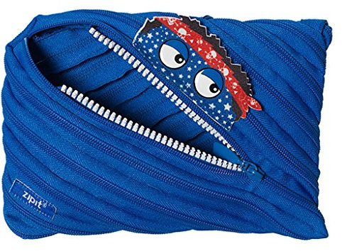 ZIPIT Talking Monstar Jumbo Federmäppchen, Blau