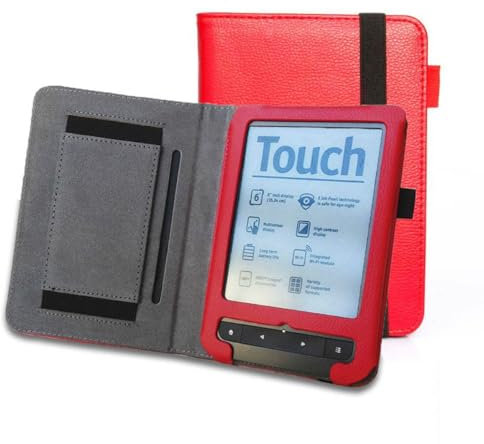 ENJOY-UNIQUE - Coque en simili cuir de style livre pour liseuses PocketBook Touch Lux 3, PocketBook 622, PocketBook Touch HD, PocketBook Aqua
