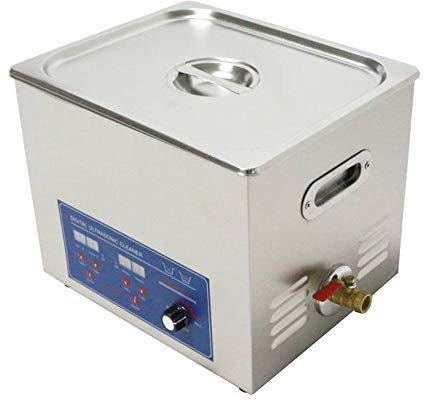 10L multifonctionnel en acier inoxydable nettoyeur à ultrasons Digital Thermostat paramètres, câbles, puissance réglable avec un panier