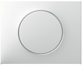 Hager K1 Zentralplatte für Raumtemperaturregler Rotatif Weiß Polar