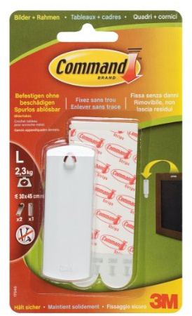 Command 17040 Picture Hooks Set of 1 Size L 2.3 kg Load