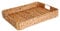 Tablett Serviertablett Tischkorb Korb Wasserhyazinthe Natur groß Tim - 6 x 40 x 30 cm