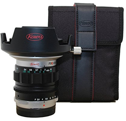 Kowa Obiettivo Grandangolare 8.5mm F2.8 Zilver per Fotocamere Panasonic e Olympus - Micro Quattro Terzi - Fisso - Silver