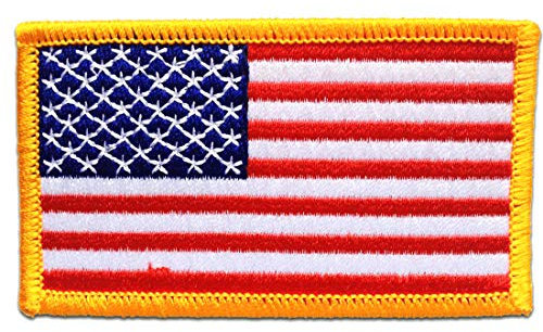 Catch the Patch USA ARMY Flagge Fahne - (Größe: 7,5 x 4,7 cm) Aufnäher, Bügelbilder, Aufbügler, Applikationen, Patches, Sticker zum Aufbügeln oder Aufnähen – für Kleidung, Taschen, Jacken